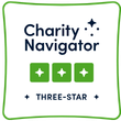 Charity Navigator 3-star badge